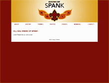 Tablet Screenshot of kreweofspank.com